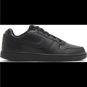 Brand New Nike Black Ebernon Low Shoes Men Size 8